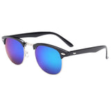 New Vintage Classic Half Frame Semi-Rimless Wayfarer Clear Lens Glasses