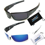 Men's Polarized Sunglasses Sport Cycling Running Outdoor Free Microfiber Pouch