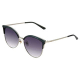Semi Rimless Classic Polarized Sunglasses for Women Metal&TR90 Frame JE015