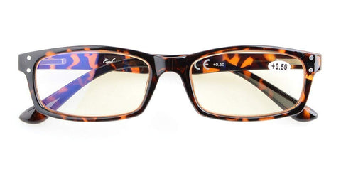 Anti Blue Rays,Reduce Eyestrain,UV Protection,Spring Hinges,Computer Reading Gaming Glasses Unisex