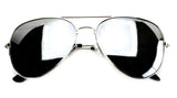 - Aviator Silver Mirror or Color Mirror Metal Frame Sunglasses