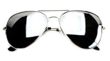 - Aviator Silver Mirror or Color Mirror Metal Frame Sunglasses