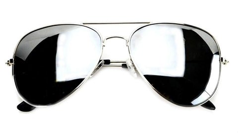 - Aviator Silver Mirror or Color Mirror Metal Frame Sunglasses