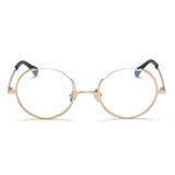 Three Fourths Glasses Frame for men Gap Design Prescription Eyeglasses 50mm