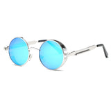Polarized Sunglasses Steampunk Round Lens Metal Frame Unisex Glasses AE0519