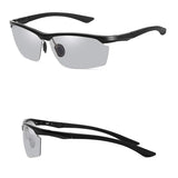Unisex Photochromic Polarized Sunglasses For Men Women Sports Fishing Driver Metal Sunglasses