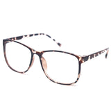 Large Nerd Thin Eyeglasses Vintage Fashion Inspired Geek Clear Lens Horn Rimmed