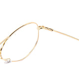 Classic Vintage Memory Metal Aviator Clear Lens Glasses Non-Prescription