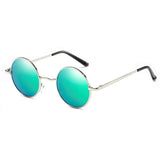 Retro Round John Lennon Polarized Sunglasses Small Metal Frame Hippie Sun Glasses