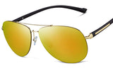 Men's Aviator Sunglasses Uv400 Protection Polarized Lens Ultralight