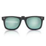 Clip-on Sunglasses Unisex Polarized Frameless Lens Flip Up Clip on Sunglasses Eyeglass,1-Piece clip on glasses
