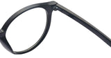 Vintage Retro Small Nails Horned Rim Round Clear Lens Glasses Prescription