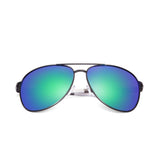Premium Military Style Sunglasses Polarized Aluminum Oval/Rectangular Glasses 60mm/62mm PT088