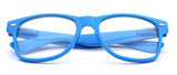 Iconic Square Horn Rimmed Clear Lens Retro Glasses