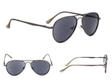 4-pack Pilot Style Reading Glasses with Spring Temples Include Sun Readers