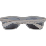 Wood Sunglasses - SHINER Gray Bamboo Sunglasses with Polarized Black Lens