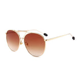 Sunglasses for Men Women Aviator Metal Mirror UV 400 Lens Protection