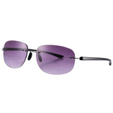 Bifocal Sunglasses Rimless Wrap Sun Readers Lightweight TR90 Frame