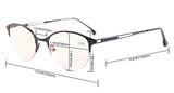 UV Protection,Anti Blue Rays,Reduce Eyestrain,Cat-eye Half-Rim Computer Reading Glasses