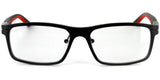 Men's Alumni RX05 Retro Square Aluminum RX-Able Frames (Black +2.00)