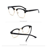 Classic Polarized Sunglasses Semi Rimless Retro Rivets Brand Designer