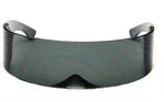 - Futuristic Wrap Around Monoblock Cyclops Shield Sunglasses