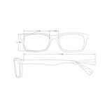 Unisex Eyewear Frame Women Eyeglasses Non-Prescription Optical Eyewear Frame for Men with Clear Glasses AOF-02
