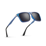 Polarized Aluminum Sunglasses for Unisex Metal Temples 53mm UV400