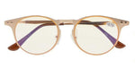 UV Protection,Anti Blue Rays,Reduce Eyestrain,Round Computer Reading Glasses