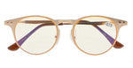 UV Protection,Anti Blue Rays,Reduce Eyestrain,Round Computer Reading Glasses