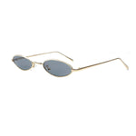 Vintage Oval Sunglasses for Women Men Retro Small Shade Metal Frame UV400
