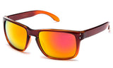 Newbee Fashion Men's Simple Squared Keyhole Revo Sunglasses -BUY 4 GET 20% OFF