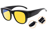 Anti-Blue Light Blocking Glasses,Fit Over Reading and Prescription Glasses