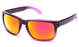 Newbee Fashion Men's Simple Squared Keyhole Revo Sunglasses -BUY 4 GET 20% OFF