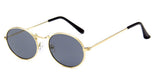 - Vintage Classic Metal Oval Fashion Sunglasses