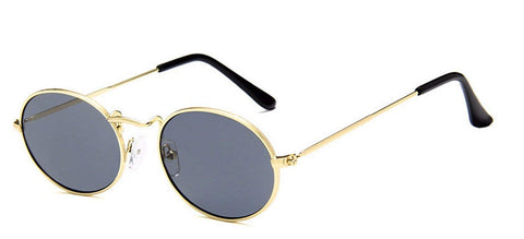 - Vintage Classic Metal Oval Fashion Sunglasses