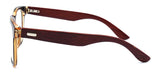 Men's Wooden Vintage Oversized Glasses Frame Clear Lens Eyeglasses 55-19-140