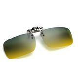 Polarized Lenses Classic Clip-On Sunglasses[Anti-glare][UV Protection] Driving/Fishing Outdoor unisex Eyewear