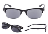 READING GLASSES 4 pack Half-rim Include Sun Readers