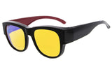 Anti-Blue Light Blocking Glasses,Fit Over Reading and Prescription Glasses