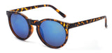Vintage Round Horned Rim Frame Retro Sunglasses