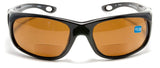 FG Windows Style Polarized Wraparound Bifocal Reading Sunglasses + 1.50 2.00 2.50 Power Magnifier Sun Glasses