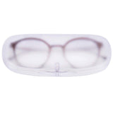 Magnet Buckle Frosted Translucent Nearsighted Eyeglasses Case