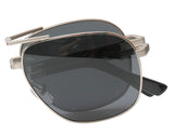 Limited Edition Metal Alloy Frame Folding Compact Pocket Aviator Sunglasses