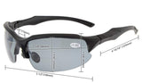 Polycarbonate Polarized TR90 Unbreakable Half-Rim Sport Sunglasses