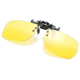 Polarized Clip-on Sunglasses Over Prescription glasses For Driving Fishing