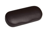 Hard Metal Bodied Eyeglass Case for Medium Frames in Matte Finish in Black and Brown