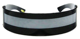 - Futuristic Wrap Around Monoblock Cyclops Shield Sunglasses