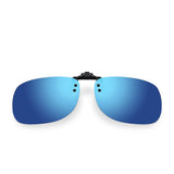 Polarized Clip-on Flip up Plastic Sunglasses Lenses Glasses Outdoor Driving Fishing Cycling