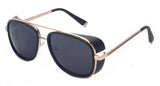 Unisex Cover Side Shield Square Sunglasses